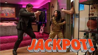 Jackpot 2024 Movie  Awkwafina John Cena Paul F Ayden Mayeri  Jackpot Movie Full Facts Review [upl. by Socram]