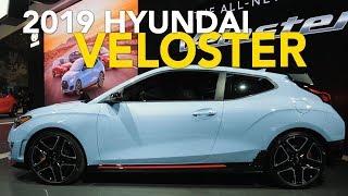 2019 Hyundai VelosterVeloster TurboVeloster N 5 Things You Need to Know  2018 Detroit Auto Show [upl. by Atiuqihc505]