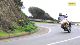 Aprilia Caponord 1200 Prova su strada  Test Motoit [upl. by Artimid]