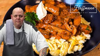 Boeuf Stroganoff Rezept BerndZehner  Feinstes Rindfleisch in cremiger Soße auf frischen Spätzle [upl. by Eniortna]