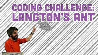 Coding Challenge 89 Langtons Ant [upl. by Ecnerret]