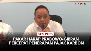 Pakar Harap PrabowoGibran Percepat Penerapan Pajak Karbon [upl. by Kennith]