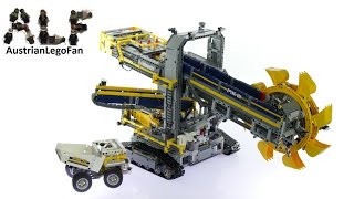 Lego Technic 42055 Bucket Wheel Excavator  Lego Speed Build Review [upl. by Giacomo94]