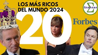 Las 20 personas más RICAS del Mundo 2024  Lista oficial FORBES [upl. by Lauzon]