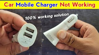 Car mobile charger not working  How to repair car mobile charger  car mobile charger repair [upl. by Meridith588]