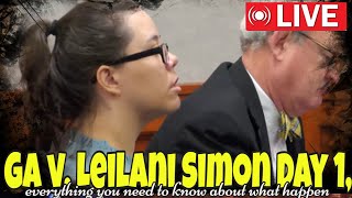 LIVE GA v Leilani Simon Day 1 Toddler in Landfill Murder Trial [upl. by Lissi]