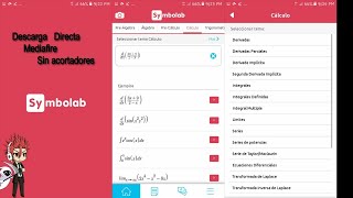 Aplicacion para Resolver problemas de cálculo con procedimiento 2020 Symbolab 2020 [upl. by Nolur33]