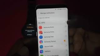 How to Turn On or Turn off Specific app notifications Samsung Gear S3 [upl. by Nossila]