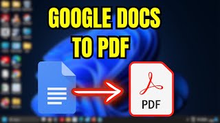 Convert Google Docs to PDF StepbyStep Guide [upl. by Ahseikram]