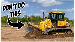 What NOT to do in a Bulldozer  Heavy Equipment Operator [upl. by Atla]