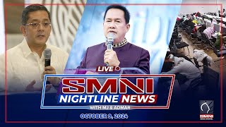 LIVE SMNI Nightline News with MJ Mondejar amp Admar Vilando  October 9 2024 – Miyerkules [upl. by Molahs]