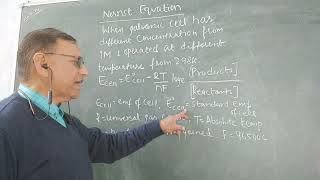 Nernst equation class 12 chemistry nernstequation class12 chemistry boardexam boardexam2025 [upl. by Issirk]