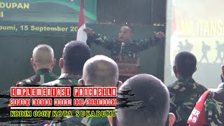 IMPLEMENTASI PANCASILA SAFARI BINTAL KODAM IIISILIWANGI DI KODIM 0607KOTA SUKABUMI [upl. by Lodge548]