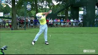 Hideki Matsuyamas Golf Swing Secret Move Super Slow Motion FO 2017 PGA Championship [upl. by Ilellan]