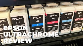 Epson Ultrachrome Ink Review From a Pro Photographer [upl. by Ecirtnahc]