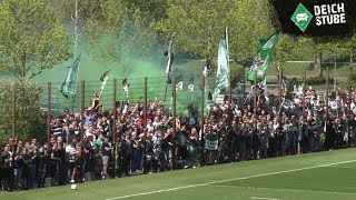 „Europapokal Europapokal“  1000 WerderFans sorgen beim Abschlusstraining für Gänsehaut [upl. by Brace]