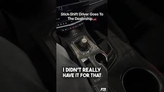 ALMOST CRASHED THE STICKSHIFT carsaleshumor funny dealershiplife funny cars [upl. by Oicaroh]