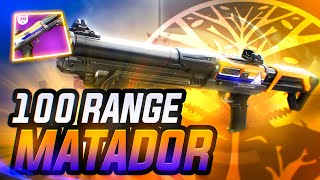 I TRIED OUT A 100 RANGE MATADOR IN NEW IRON BANNER GAMEMODE ERUPTION [upl. by Salkcin801]