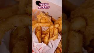 Popeyes SurfampTurf 6 Boxâ€¦shorts popeyes popeyeschicken mukbang foodgasm foodies comfortfood [upl. by Newmark]