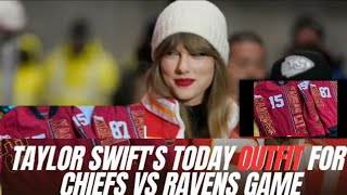 Taylor Swift new outfit for AFC Championship Game [upl. by Chloe]