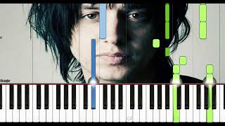 Glass  Julian Casablancas  Piano Tutorial  Sheet Music [upl. by Aeresed]