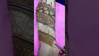 So beautiful easy and simple dulhan mehndi design shorts video sumedhas mehandi [upl. by Holcomb979]