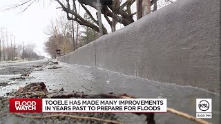 Tooele made improvements in years past to prepare for floods [upl. by Ellenehs579]