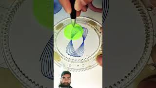 The Spirograph spirograph spiroart art shorts woodworking [upl. by Aevin]