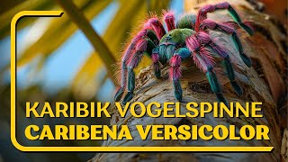 Paradiesvogel unter den Spinnen  Caribena Versicolor [upl. by Yeliw]