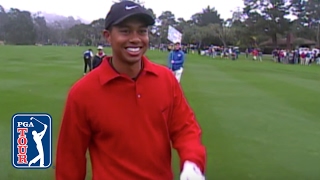 Top 10 Tiger Woods Shots on the PGA TOUR [upl. by Elbring844]