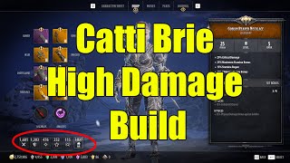 DampD DARK ALLIANCE Catti Brie High Damage Build [upl. by Aek]