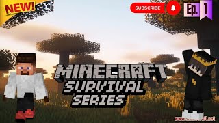 PLAYING SURVIVAL SERIES IN MINECRAFT WITH MY BROPE IN HINDI🔥💀☠️ [upl. by Irved]