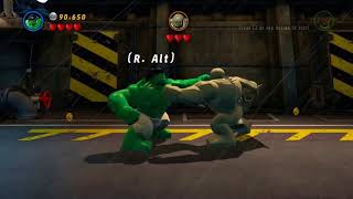 Hulk vs Abomination  Lego Marvel Super Heroes Gameplay lego legomarvel [upl. by Nylassej]