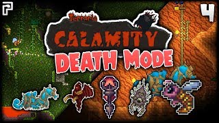 WHAT Was THAT Cnidrion Farming  Terraria Calamity Mod Death Mode Lets Play Episode 4 [upl. by Atinahs]