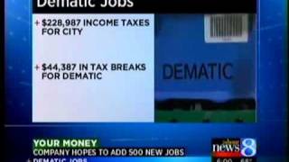 Dematic seeks tax break to add 500 jobs [upl. by Ettenrahc]