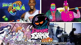 ALL REFERENCES in Vs Whitty Definitive Edition Week 2  SilvaGunner Friday Night Funkin FNF Mod [upl. by Ardeen]