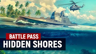 Hidden Shores  Modern Warships Battle Pass November 2024 [upl. by Novrej737]