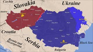 Moldova and Hungary vs Romania  CVC Animation [upl. by Ahsil333]