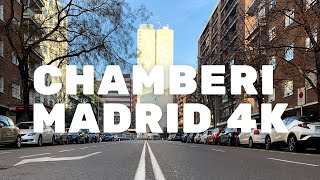 WALKING TOUR CHAMBERÍ  MADRID 4K NOVEMBER2021 [upl. by Aramo]