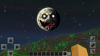 Lunar Moon and Red Sun Addon in Minecraft PELink in Description [upl. by Quintie]