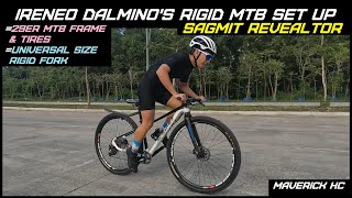 Bikecheck sa 29ER SAGMIT REVELATOR Rigid MTB Set Up ni Ireneo Dalmino [upl. by Neelasor]