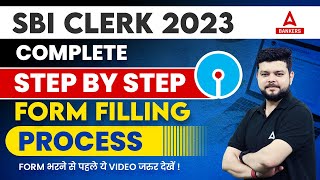 SBI Clerk Form Fill Up 2023  SBI Clerk Apply Online 2023  SBI Clerk Ka Form Kaise Bhare  Details [upl. by Emanuela272]