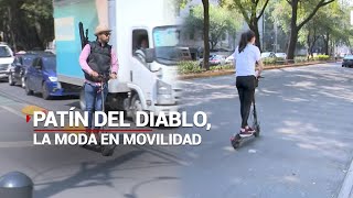 ¡A rodar camino al trabajo Cada vez son más los que prefieren scooter eléctrico [upl. by Siegfried]