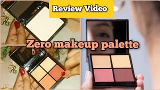 Zero makeup palette by Nabilas  Watch the review  No makeup look  Makeup hacks  makeup tips [upl. by Dirk]