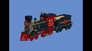 How To Build A Lego Western Train Locomotive Toy Story 3 440 22🇺🇸 [upl. by Artamas]