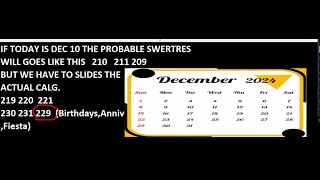 DEC 10 2024 PCSO 3D LOTTO 2PM DRAW RESULT 229 CONGRATS ON THE SPOT CALGLASTO 2 ALL [upl. by Ahsiemal]