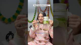 Festive glow detox water for diwali✨🪔Saijal Dubey❤️skincare detoxwater ytshorts festiveglow [upl. by Simaj]