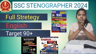 SSC STENOGRAPHER 2024 full ENGLISH Strategy stenographer ssc ssccgl sscstenographer [upl. by Etom352]