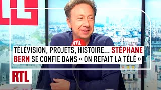 Télévision projets histoire Stéphane Bern se confie dans quotOn Refait la téléquot [upl. by Llerahc]