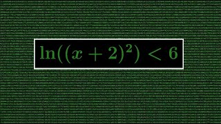 Logarithmic Inequality with incomplete first attempt [upl. by Alysia]